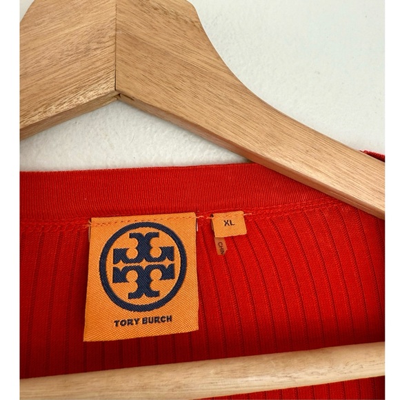 Tory Burch Red Cardigan Sweater - Picture 7 of 8